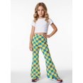 thumbnail image 2 of Girls Flare Leggings Comfort-Fit Elastic Waistband Bell Bottoms Simple Flare-Leg Pants for Tween Girls Age 8-13 Weekend Outfit, 2 of 6