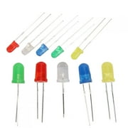 LED Light Emitting Diodes Assortment Kit 300PCS 3mm 5mm Yellow/Green/Blue/Red/White, Electronic Component for Science Experiment, Circuit, Christmas Lights etc