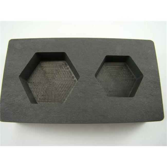 Make Your Own Gold Bars 5 & 10 Hex Mold 5 oz & 10 oz Gold Bar High