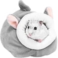 thumbnail image 1 of Mini cama para hámster, forma de animal de dibujos animados, cama cálida para animales pequeños, erizo, ratón, rata, hámster enano, jerbo, gris Rojo Verde Cocina, Decoración y Otros, 1 of 5