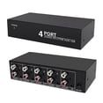 thumbnail image 2 of Répartiteur Audio 1 en 4 Sortie Rca L/r aux Stéréo Répartiteur Audio 1x4 pour Pc Dvd Speaker, 2 of 5
