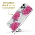 thumbnail image 3 of Case Yard iPhone-11-Pro Case Clear Soft & Flexible TPU Ultra Low Profile Slim Fit Thin Shockproof Transparent Bumper Protective Cover Drop Protective Cell Phone Cases (Pink Roses Pen), 3 of 8