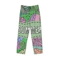 thumbnail image 2 of Vsdgher Summer Print Mens Pajama Pants Sleep & Lounge Pants, PJ Bottoms With elastic waistb and Pockets, 2 of 5
