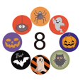 thumbnail image 4 of Pegatinas De Halloween Lindas Pegatinas Con Forma De Dibujos Animados Para La Decoración De Navidad De Halloween 500Pcs / Roll Methold HA037700-00, 4 of 6
