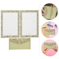 thumbnail image 1 of CATIEBYE Cute Stationary Set for Women Vintage Floral Stationery Set Light Green for Thanksgiving 1 Set, 1 of 6