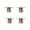 Rose gold, variant on Replacement Rain Chain Gutter Adapter Installation Accessories Functional for Outside Gutters Downspout Replace Part
