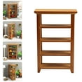 thumbnail image 3 of Ferencaa Mini Wooden Bookcase Simulation Book Shelf Mini House Furnishing Supply, 3 of 8