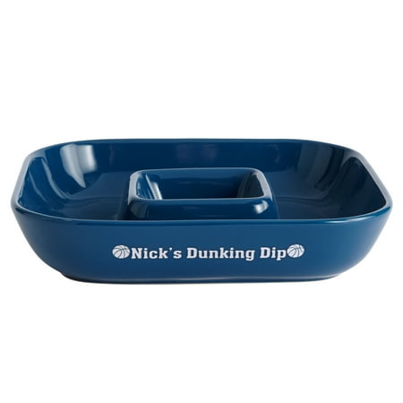 Dipped Apples - Personalized Game Day Chip & Dip - Blue - Available In 2 Colors And 4 Sports