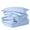 Blue, variant on EASYCOT Luxurious Feather Down Alternative Comforter, Hotel Collection Duvet Insert Comforter for All Season,100% Soft Egyptian Cotton Shell with Corner Tabs 300 GSM White , Twin