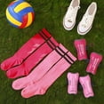 thumbnail image 6 of Hengguang 2 Pairs of Kids Shin Guards with Girls Soccer Socks, Protective Soccer Shin Guards Soccer Gear for 6-10 Years Old Girls Boys Children Teens Games Protection Equipment, 6 of 7