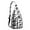Black-6, variant on Shark Attack Sling Backpack - Cute Great White Shark Design, Anti-Theft Shoulder Bag for Travel Essentials
