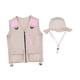 thumbnail image 5 of Chaleco explorador para niños, regalo de cumpleaños, equipo de camping, disfraz educativo para acampar, chaleco cargo para niños y niñas, sombrero Rosa, 5 of 10