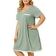 thumbnail image 1 of RoDe Dormir Camisón De Lunares ManCorDe Noche TalGrande PaMujer Verde XXL, 1 of 6