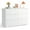 White-6 Drawers, variant on Aiho 6-Drawer Double Dresser - Modern Wood Chest with Anti-Tip Safety, Cutout Handles & Smooth Gliding Drawers | Nursery, Kids & Bedroom Storage - White