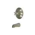 thumbnail image 1 of Tub Faucet - Satin Nickel Finish, 1 of 1