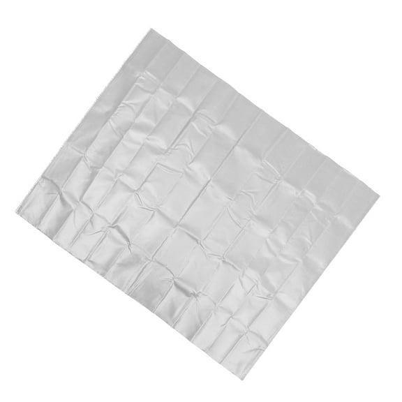 Hearth Rugs for Fireplaces Fire Resistant Gas Grill Fireproof Heat Resistant BBQ Patio Protector Floor Protective Rug Silver