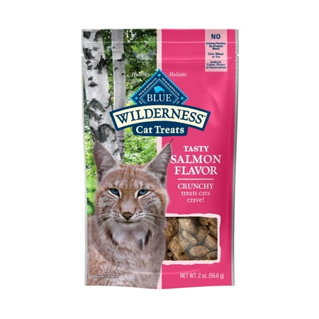 UPC: 0840243120314 | Blue Buffalo Wilderness Salmon Flavor Crunchy Treats for Cats Grain-Free 2 oz. Bag