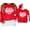 Mama-red Sweatshirt, variant on Mama Mini Matching Valentine's Day Checkered Heart Sweatshirt for Kids and Adults Red Sweatshirt Youth Large