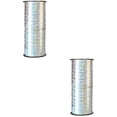 thumbnail image 5 of NUOLUX 2 PCS  100 Yard Crimped Curling Ribbon Roll Silver Balloon Ribbons for Parties Festival Florist Crafts and Gift Wrapping(  Silver), 5 of 6