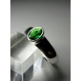 thumbnail image 3 of Natural Tsavorite Engagement Ring Natural Tsavorite Ring, Green Gemstone ring, Alternative Engagement ring, Green Garnet ring, 3 of 4
