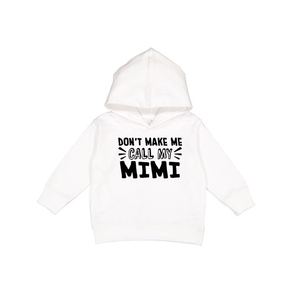 Inktastic Don't Make Me Call My Mimi Toddler Hoodie