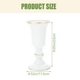 thumbnail image 2 of HOMEMAXS Flowered Metal Trumpet Vase European Style Elegant Wedding Centerpieces Vase, 2 of 8