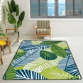 thumbnail image 2 of Crawling Indoor Carpet Play Mat Vibrant Leaves Tropical for Living Room Bedroom Educational Nursery Floor Mat Area Rugs 63x48inch, 2 of 6