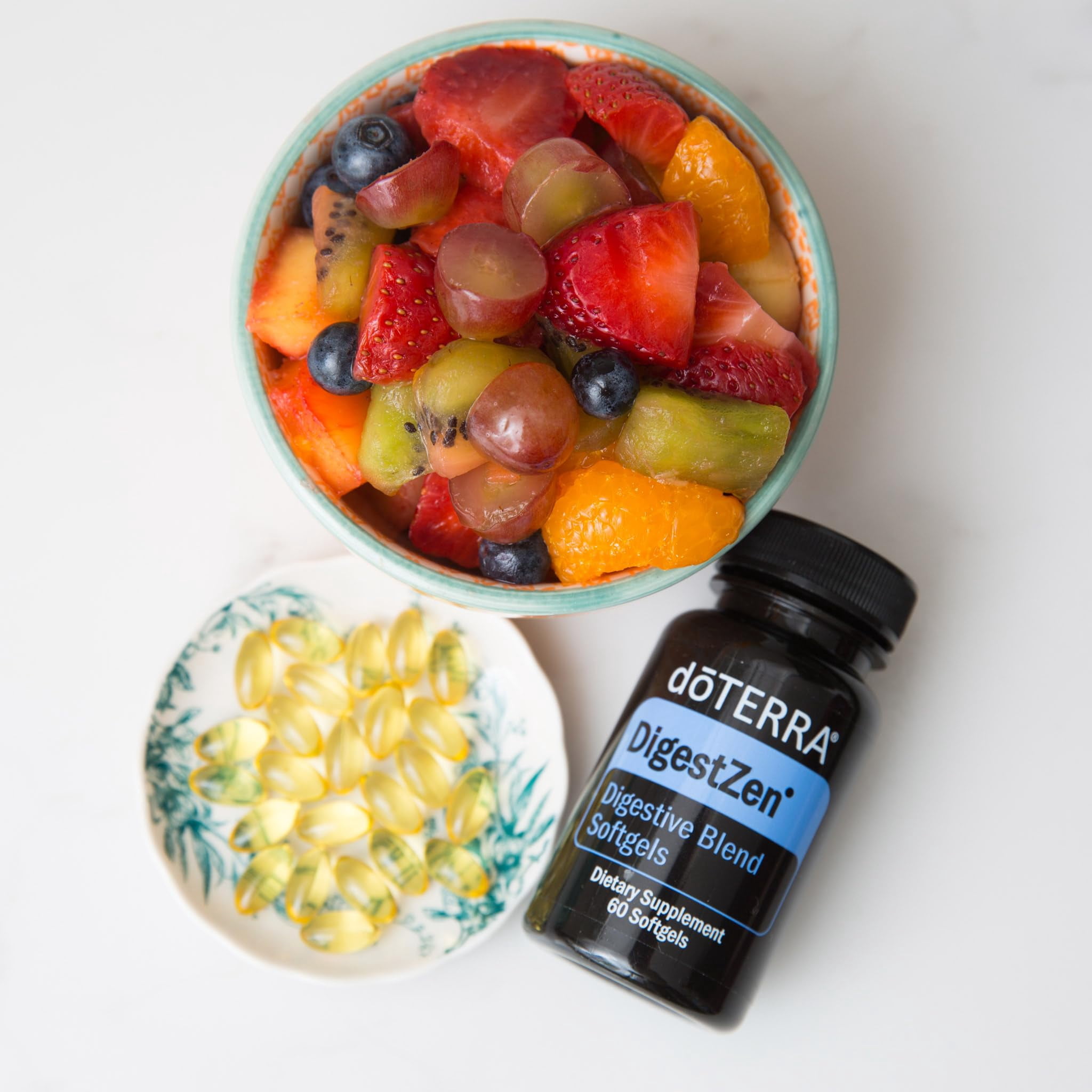 doTERRA DigestZen Softgels - Essential Oil Digestive Blend, 60 ct | Digest Zen Softgel
