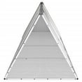 thumbnail image 3 of vidaXL Rabbit Cage Grey 403.5x80.5x71 cm Galvanised Steel, 3 of 4