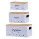 thumbnail image 1 of Caja de almacenamiento, contenedor de almacenamiento, cubo de almacenamiento multiusos, tarro de comida para despensa, suministros de escritorio, Blanco, 1 of 6