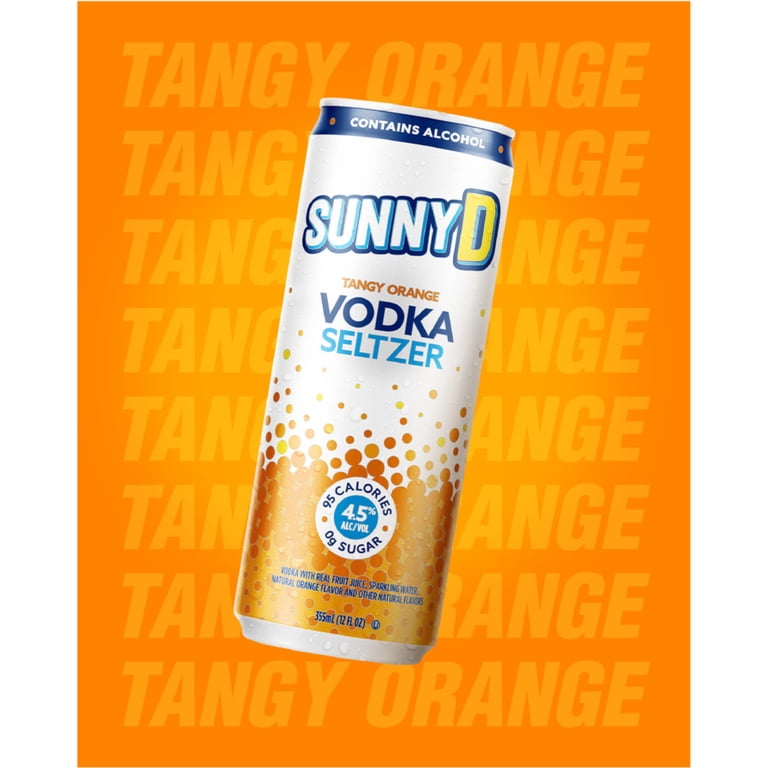 Sunny D Classic Variety Pack Orange Cocktail, 8 Pack 12 oz Cans, 5
