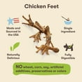 thumbnail image 2 of Pet 'n Shape Chicken Feet Dog Treat Chews - Made & Sourced in the USA - 5 Count, 2 of 8
