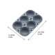 thumbnail image 3 of 6 Bandeja para hacer bolas de hielo | Molde de esfera de hielo de silicona de grado alimenticio | Versátil bandeja de cubitos de hielo esférica para whisky, cócteles, té helado | Liberación fácil, 3 of 5