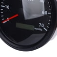 thumbnail image 3 of BIMZUC 110mm 4-3/8in Universal Tachometer Gauge 7000 RPM with Hour Meter & 7 Color Backlight, Marine Boat RPM Gauge for Car Yacht RV Truck, 9-32V DC, Black Dial Black Bezel, 3 of 9