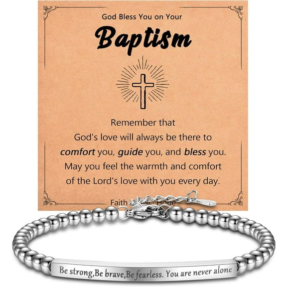 Christian gifts for women, Bible verse bracelets, religious gifts for women.