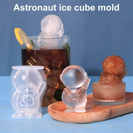 

Riguas Chocolate Mold Non-sticky Easy Demoulding DIY Food-grade Silicone 3D Astronaut Shaped Ice Cube Mould Kitchen Gadgets