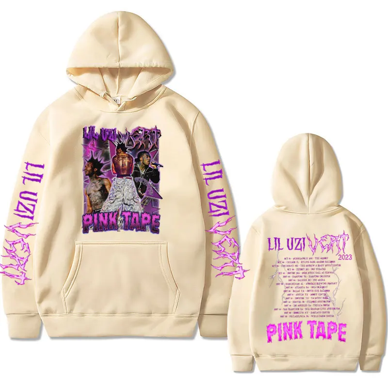 HIP　HOP❣ 2024 DREAMFIRE Rapper Lil Uzi Vert Concert Tour Pink Tape