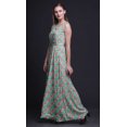 thumbnail image 4 of Bimba Robe Longue Maxi à Fleurs pour Femmes Col Rond Imprimé Robe de Soirée-TG, 4 of 6