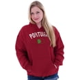 thumbnail image 4 of Portugal Country Flag Soccer Fan Pride Hoodie Sweatshirt Women Men Brisco Brands S, 4 of 5