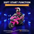thumbnail image 3 of ZOGYMOZ 12V Kids Motorcycle, Electric Dirt Bike, Powered Ride ons Toys with LED Lights, Bluetooth Music, 3 of 7