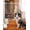 *White, variant on Gate for Stairs & Doorways, 26-43" W 34" H Extra Tall| No Bottom Bar| Easy Installation| One-handed Operation| Auto-close| Hardware Mount (Drill Needed) Safety Dog/Pet Gate Indoor (White)