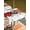 Green, variant on Outdoor Tablecloth with Umbrella Hole and Zipper, Valentine's Day Rectangle Table Cloth 60x84 Inch Waterproof Tablecloth, Red Strip Plaid Love Eucalyptus Grey Check Picnic Table Cover for Patio