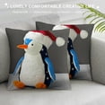 thumbnail image 3 of Cute Banana Duck Plush Pillow Toy Cute Long Duck Plushie with Nightcap Duck Stuffed Animal Gift for Kids White and Blue, 3 of 5
