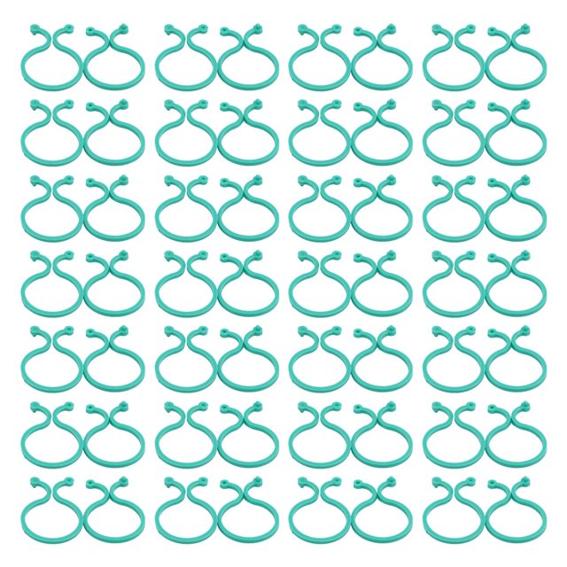 100 piezas de clips de soporte con hebilla para plantas, herramientas de cultivo para jardín, pinzas para enredaderas y flores, accesorios de fijación de enlace de conexión
