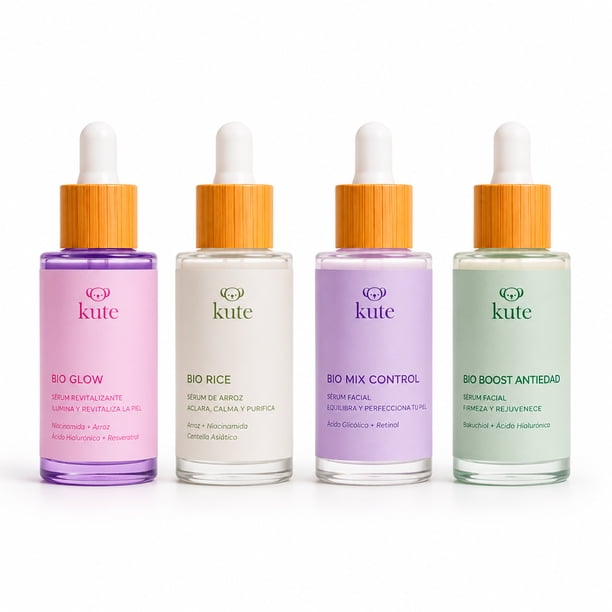 Kute Kit Kute Serums Skincare Facial Anti Edad con Retinol y Vitamina C