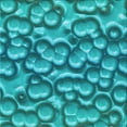 thumbnail image 1 of Ahgly Company Tapis d'Intérieur Lavable en Machine Carré Transitionnel Vert Cyan Foncé, 6 Pieds Carré, 1 of 7