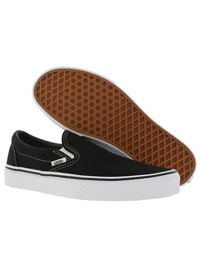 Authentic Vans Classic Slip-on Black/White Men Casual 