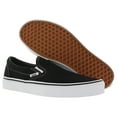 thumbnail image 3 of Vans Classic Slip-on Skate Shoes - Black 10 B(M) US Women / 8.5 D(M) US Men, 3 of 11