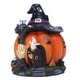 thumbnail image 1 of Decoración de Halloween, estatua de casa de bruja de Halloween, estatuilla de resina brillante o truco, adorno de escritorio, decoración de Halloween, compre 2 y obtenga 3, 1 of 4