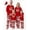 2-Red Reindeer, variant on Family Christmas Pajamas for Women 2 Piece Long Sleeve Blue Elf Top & Pants Set with Christmas Socks Matching PJs Holiday Loungewear Women M